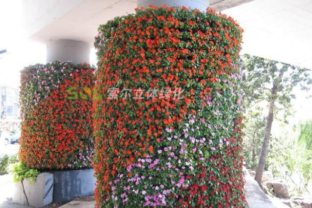 橋墩綠化景觀設計實際效果圖