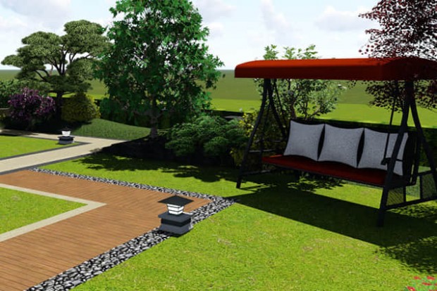 園林景觀小品設計效果圖